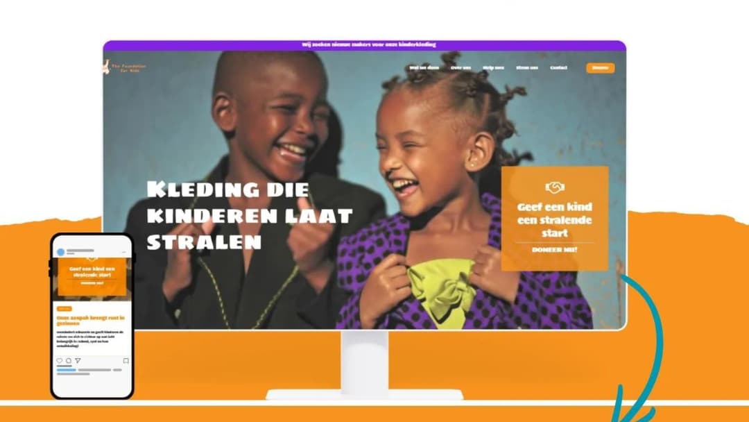 Stichting The Foundation for Kids-actionPhoto_aankondiging livegang website.jpg
