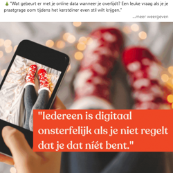 Digitaal onsterfelijk worden?
