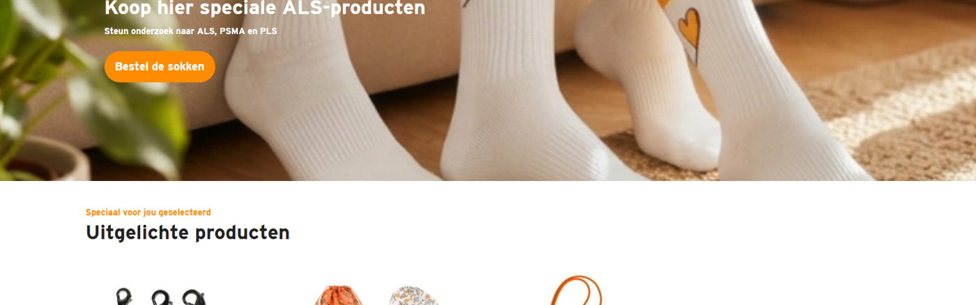 Strategisch plan voor ALS webshop
