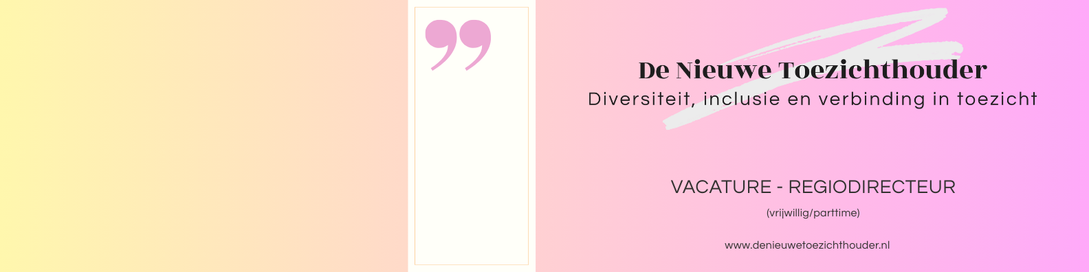 Ambassadeur/manager in jouw regio voor onze missie