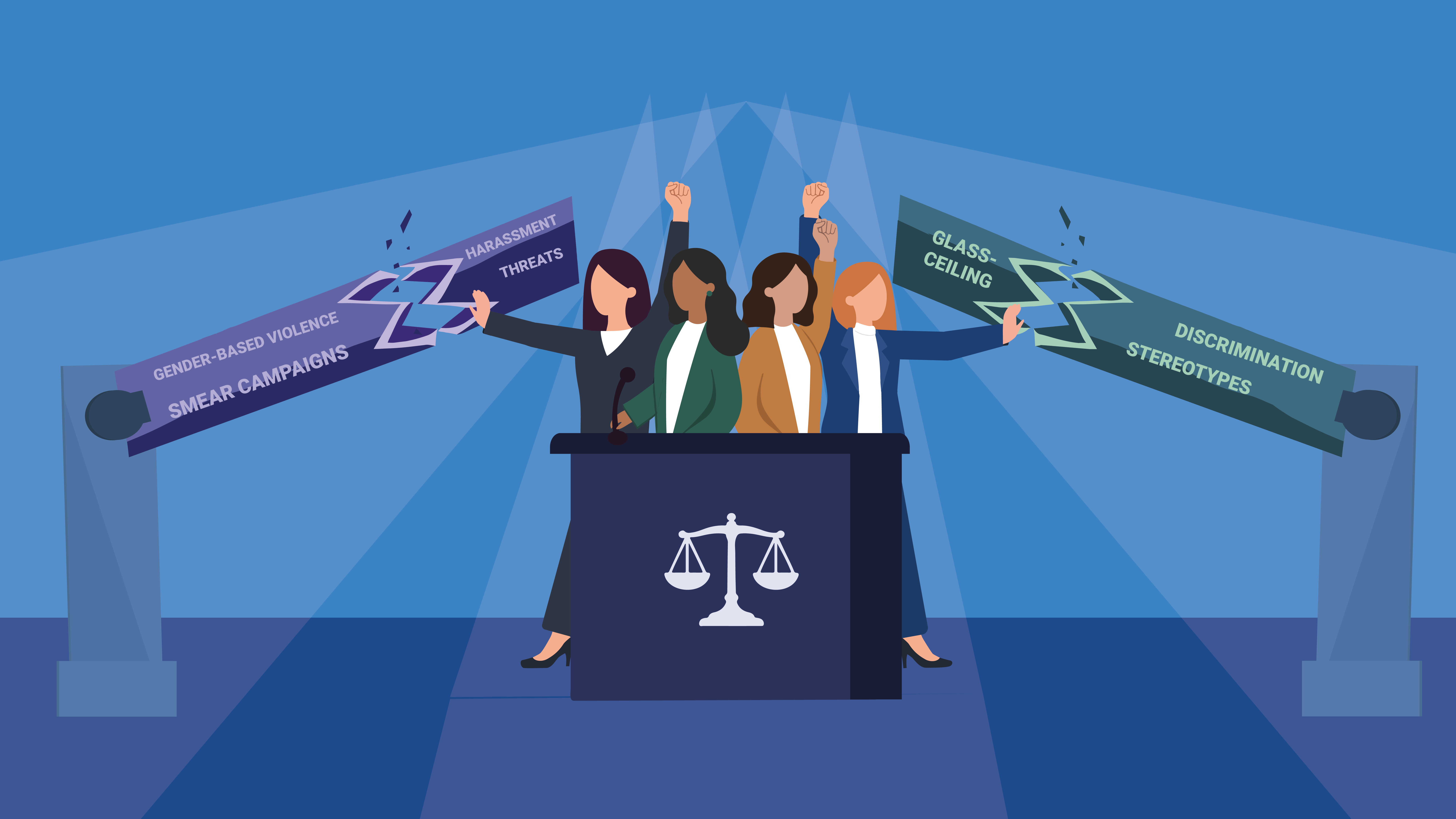 Visuele identiteit en templates voor campagne vrouwen advocaten