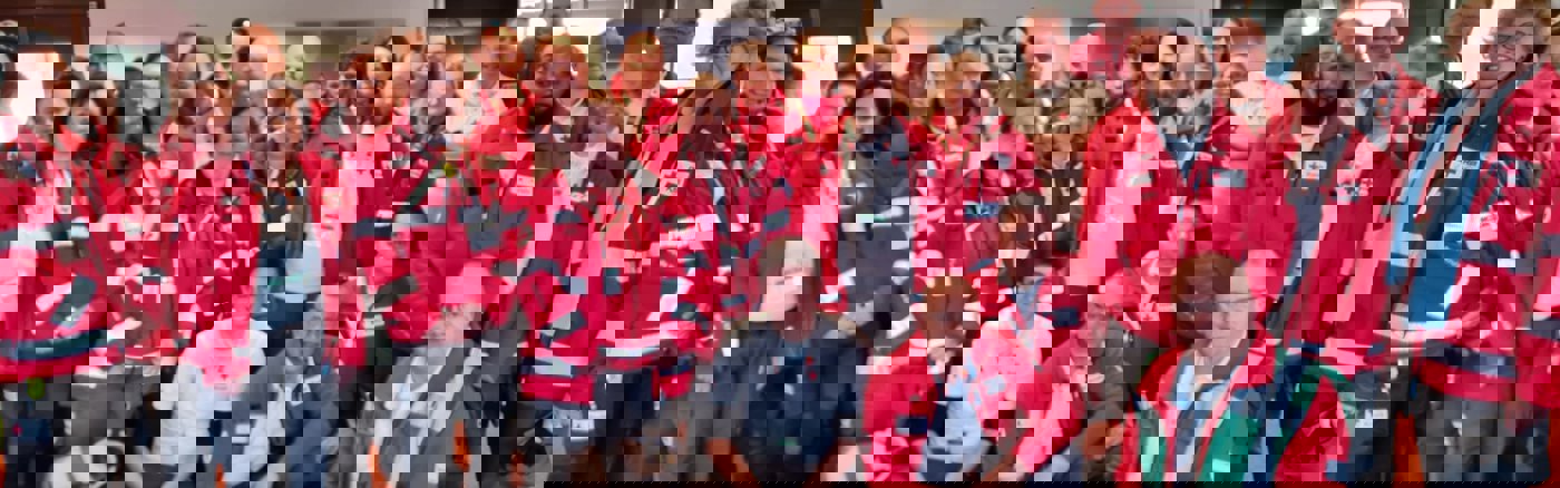 Kerstkaart design voor vrijwilligers