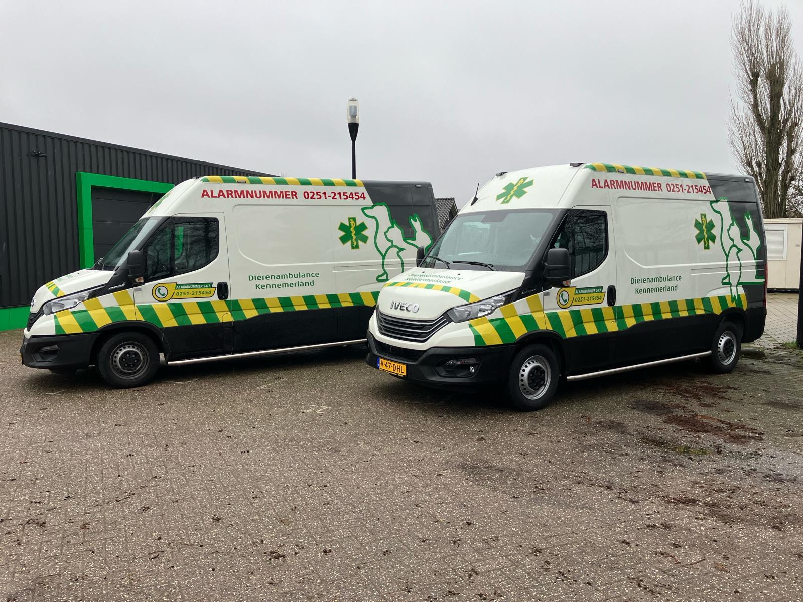 Nieuw beeldmateriaal voor de dierenambulance