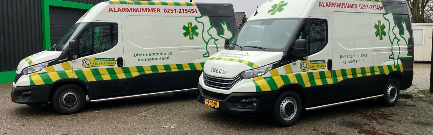 Nieuw beeldmateriaal voor de dierenambulance