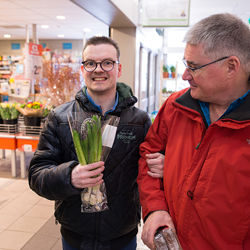 Samen boodschappen doen