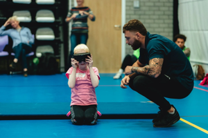 Promotiemateriaal e-learning 'sporten met een visuele beperking'