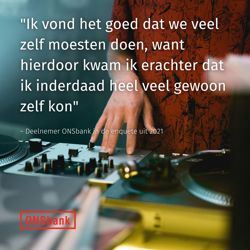 Oud-deelnemer over ONSbank