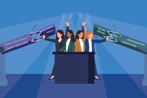 Visual identity en social media templates van onze interviewreeks