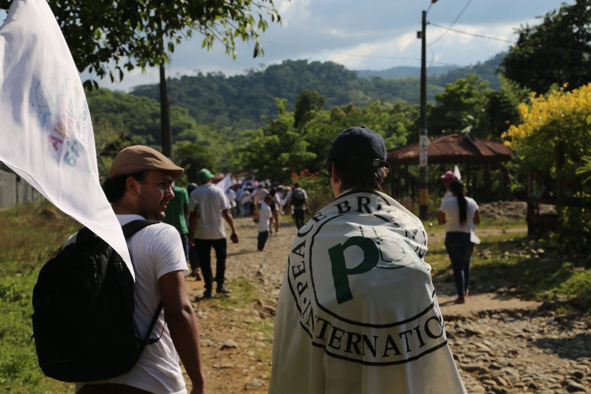 1 flyer design voor Peace Brigades International - afdeling NL