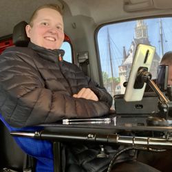 Droomwens Mark zelf bus rijden