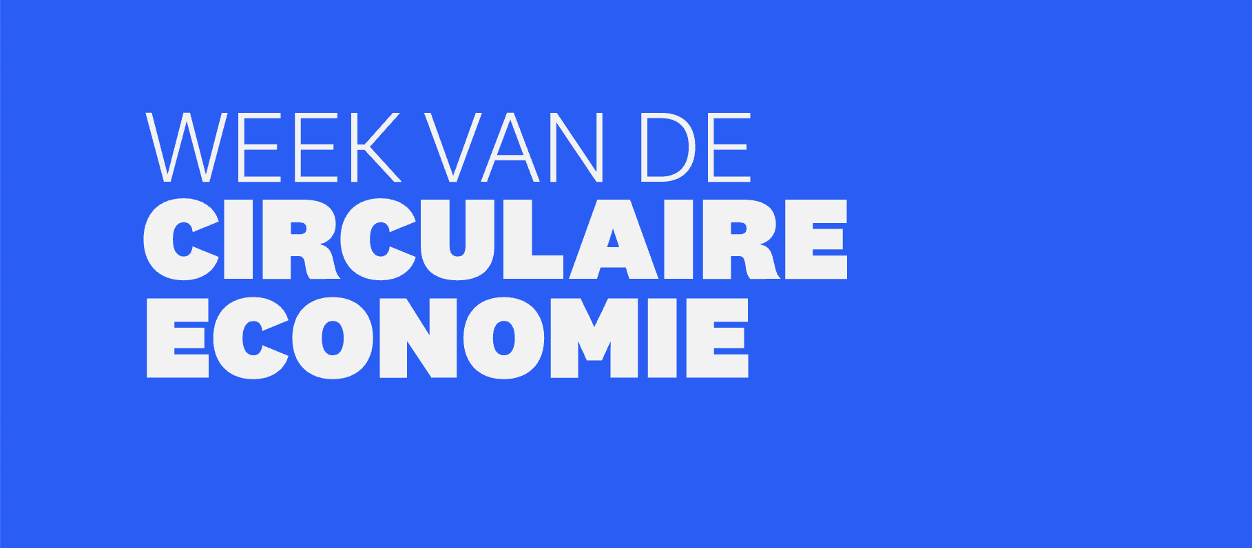 4 social media posts p/w voor Week van de Circulaire Economie