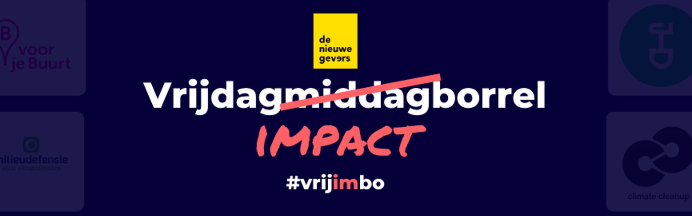 Fotograaf voor eerste editie vrijdag impact borrel 🔥🌍