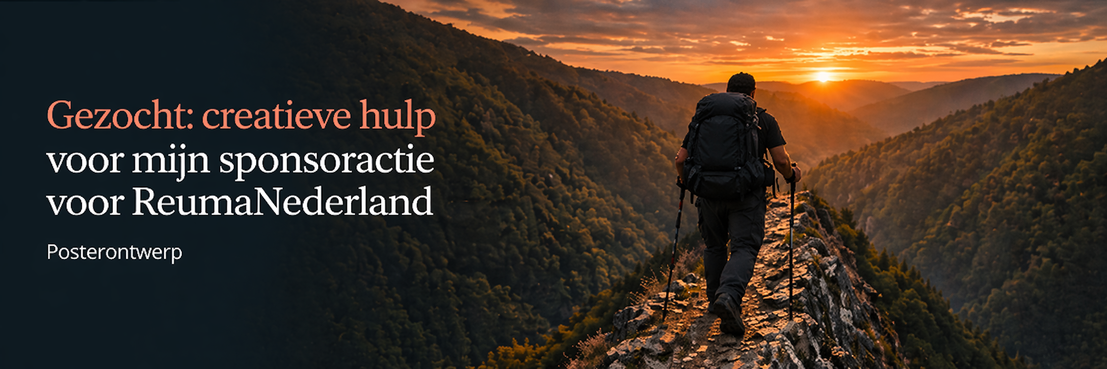 Posterontwerp voor Reuma Sponsoractie