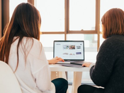 Website design update met content