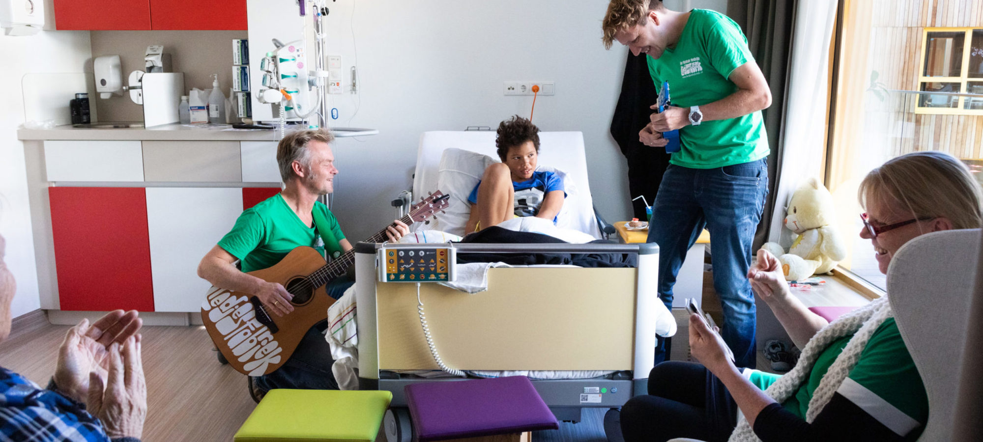 Muzikant Pieter In Het Prinses Maxima Centrum 2048X1366