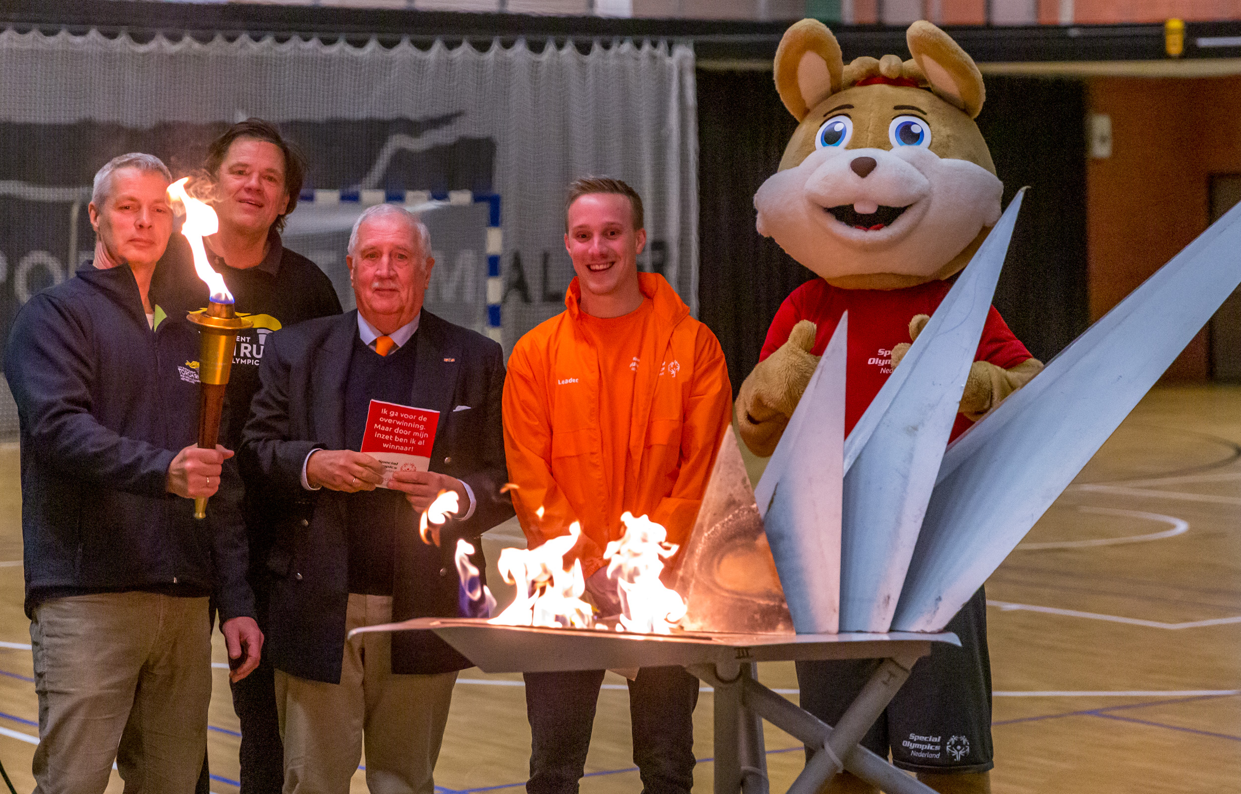 Ontwerp Nieuwe Vlam Voor Special Olympics