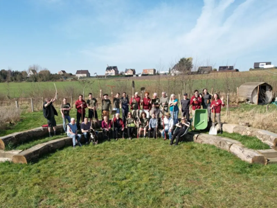 One-pager ontwerp over duurzame gemeenschappen