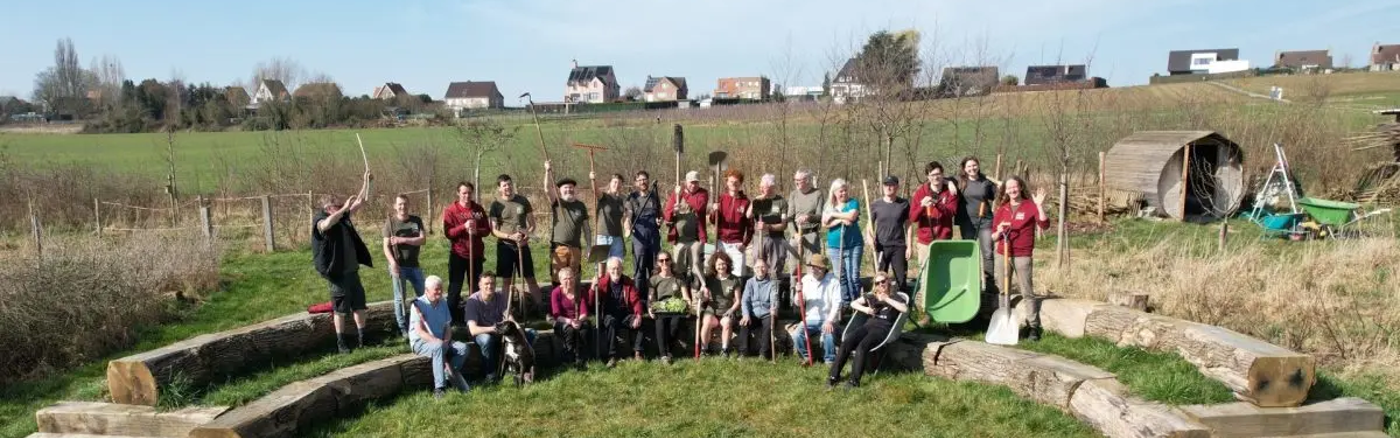 One-pager ontwerp over duurzame gemeenschappen