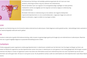 SEO-teksten over endometriose en adenomyose