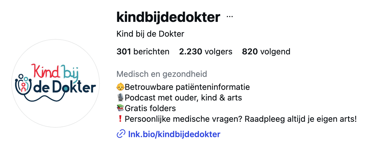 Social Media Strategie Voor Stichting Kind bij de Dokter