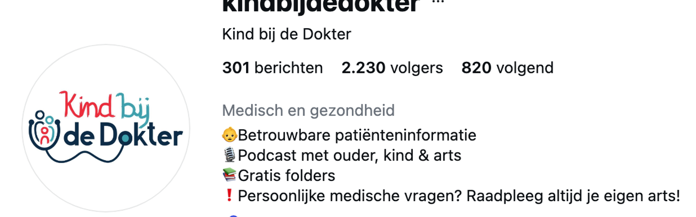Social Media Strategie Voor Stichting Kind bij de Dokter