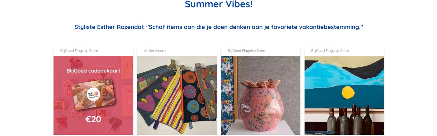 Teksten voor handgemaakte unieke producten