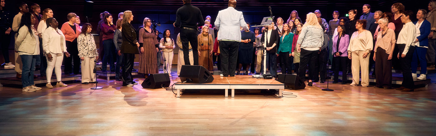 Leadlijst voor koorproject in Den haag