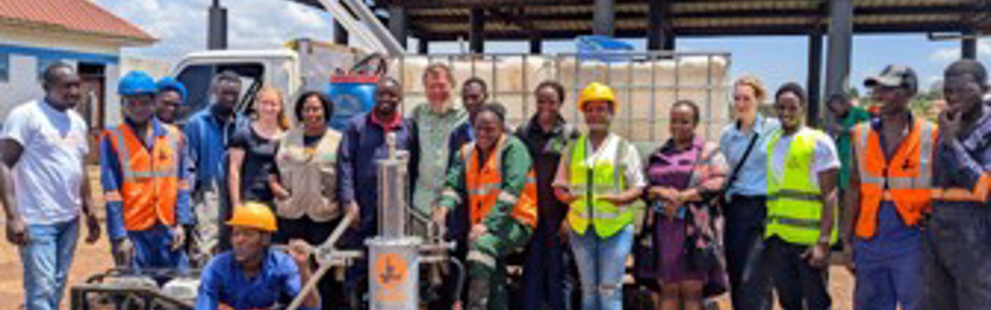 Web-dashboard ontwerp voor PuPu sanitatiepomp